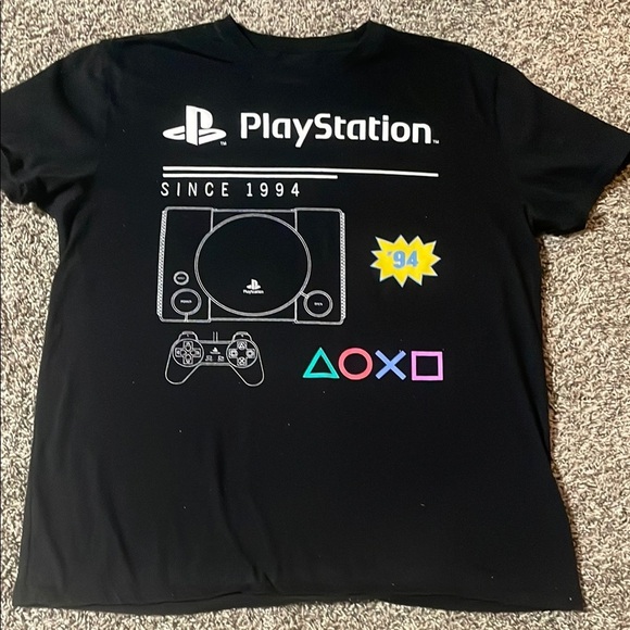 Sony Other - Sony PlayStation Black Graphic Tee